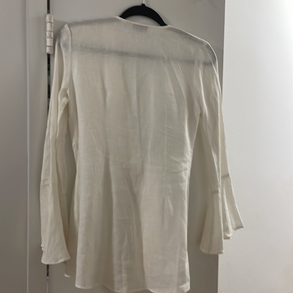 Neiman Marcus Linen Top - Picture 2 of 4